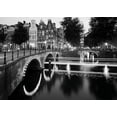 thumbnail image 2 of Butcher, Dave 32x24 Black Ornate Wood Framed with Double Matting Museum Art Print Titled - Amsterdam Keizersgracht, 2 of 4