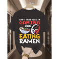 thumbnail image 1 of Men's Short Sleeve T-Shirt - Soft Crewneck Tee with Bold 'NAH i'm good' Red Lettering, 1 of 5