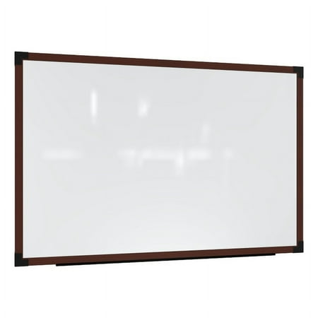 UPC: 0014935333232 | Ghent Prest Wall Whiteboard Magnetic Carmel Oak Frame 4 x 5ft