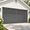 Gray-8.3X7.15ft, variant on Transparent Gray Insulated Curtain Fits Door 36''x82'' Thermal Oxford Fabric