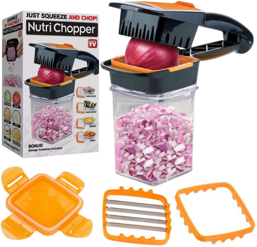 Nutri Chopper Kitchen Slicer and Chopper in Black