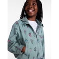 thumbnail image 4 of Wonder Nation Girls Floral Print Bubble Jacket, Sizes 4-18 & Plus, 4 of 10