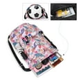 thumbnail image 4 of HAWEE Drawstring Bag Floral String Bag Sports Backpack Gym Sackpack with Side Pocket for Men Women, 4 of 7