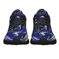 thumbnail image 5 of Back The Blue American Flag Us Shoes Women's Fashion Sneakers Tennis Running Shoes for Men Women Black Size 11.5, 5 of 7