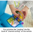 thumbnail image 4 of Fisher-Price Laugh & Learn Smart Stages Chair Electronic Learning Toy for Toddlers, Blue, 4 of 7