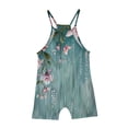 thumbnail image 3 of Penkiiy Girls' Jumpsuits & Rompers, Cute Overalls for Girls Short Romper with Pockets Summer 2024 7 Years Multicolor, 3 of 5