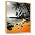 thumbnail image 2 of Designart "Haven in Tropical Hawaii II" Nautical & Beach Floater Framed Wall Decor, 2 of 7