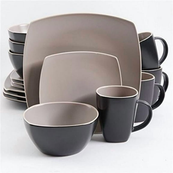 GH SoHo Lounge - Matte Taupe, Black, 16 Piece