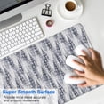thumbnail image 4 of Long Mouse Pads for Desk,Gray Christmas Tree Pattern Desk Mats on Top Of Desks, Desk Mouse Pad Extra Large with 3mm Non-Slip Base and Stitched Edge for Gaming,Office,Work,Home 31.5x11.8in, 4 of 5
