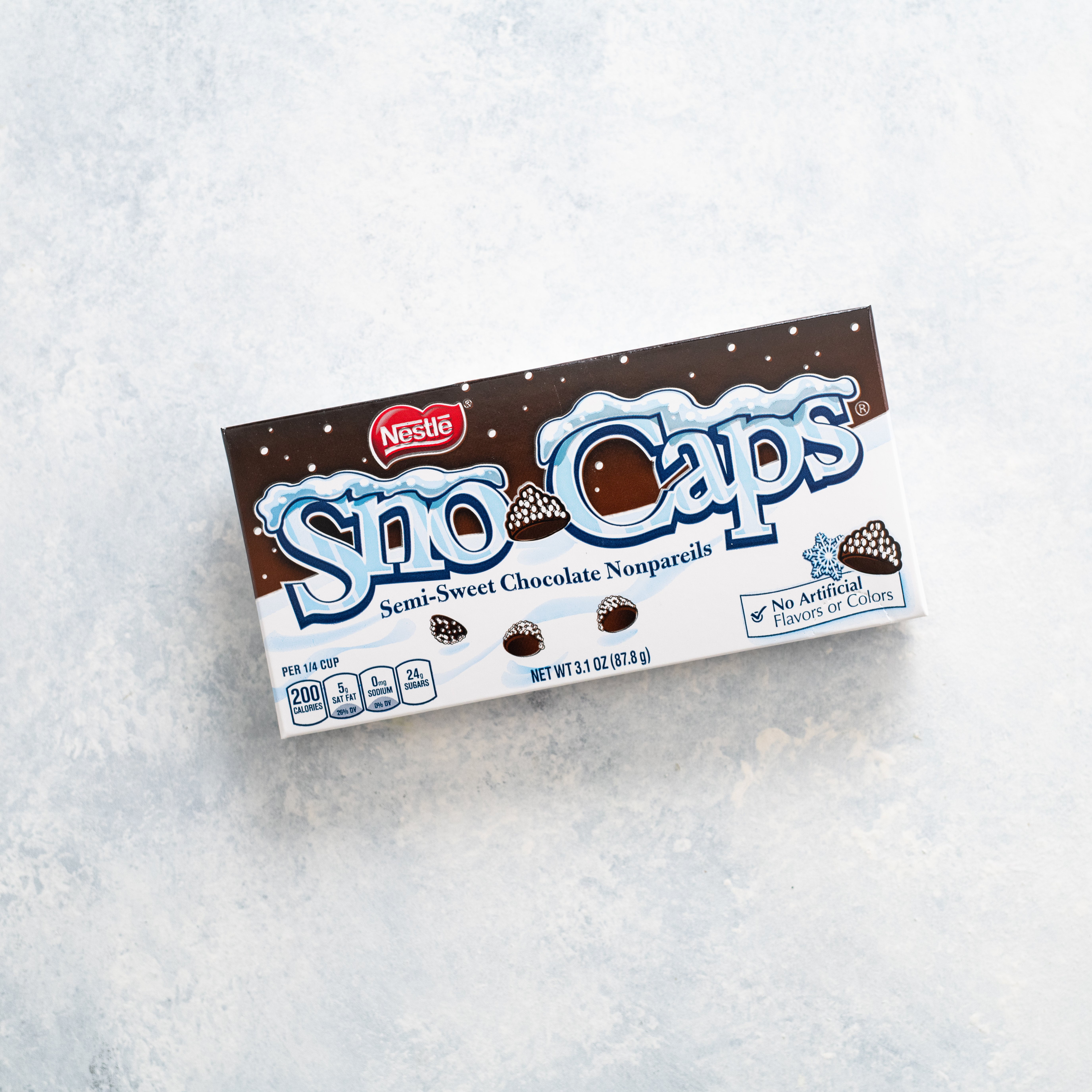 Nestle Sno-Caps Semi-Sweet Chocolate Nonpareils, 3.1 oz.