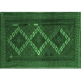 thumbnail image 1 of Ahgly Company Indoor Rectangle Persian Emerald Green Traditional Area Rugs, 8' x 10', 1 of 4