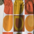thumbnail image 3 of DESIGN ART Designart 'Abstract Retro Geometric Pattern VI' Mid-Century Modern Blackout Curtain Single Panel 52 in. wide x 108 in. high - 1 Panel 108, 3 of 5