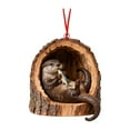 thumbnail image 2 of SMKE Animal Christmas Ornament,Flat Acrylic Forest Decoration,Woodland Hanging Pendant,Xmas Tree Ornament,Home Party Decor,Hanging Acrylic Decoration,Forest Animal Pendant,Holiday Tree Decor 12Pc B, 2 of 8