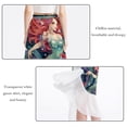thumbnail image 2 of Mermaid Stylish Chiffon Beach Skirt for Women - for a Day at the Beach, 2 of 6