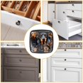 thumbnail image 6 of 4 Pcs Cabinet Handle Drawer Pulls Dachshund Knobs with Screws Square Furniture Office Cabinet Knob Decoration, 6 of 7