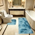 thumbnail image 6 of TTJ Gifts 2-Piece Bathroom Rug Set Extra-Long Toilet Shower Mat Non-Slip Absorbent Quick-Dry Plush Bath Mats Thick Washable Floor Rugs Soft Comfort For Bathroom And Toilet Areas, 6 of 6