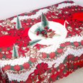 thumbnail image 4 of Laklulu Mantel rectangular navideño impreso, mantel oblongo impermeable para decoración de comedor y cocina, 4 of 5