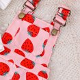 thumbnail image 5 of Toddler Kids Baby Girl Floral Overalls Shorts with Pocket Suspender Trousers Summer Clothing Outfits Pink C 18-24 Months, 5 of 7
