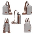 thumbnail image 7 of KL928 Canvas Sling Bag Small Crossbody Backpack Shoulder Casual Daypack Rucksack for Men Women, 7 of 7