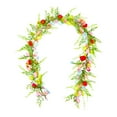 thumbnail image 3 of 6.23 pies Pascua guirnalda Artificial Spring Garland Decoración del hogar Ornamento colgante para chimenea de gabinete Estante de vacaciones de jardín Estilo C, 3 of 8