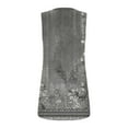 thumbnail image 4 of JGGSPWM Plus Size Square Neck Tank Tops for Women Floral Blouse Classic Basic Tunic Sleeveless Shirts Tshirts Dressy Casual Vest 1-Large Size Gray S, 4 of 5