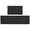 Black 2 Pieces, variant on Kitchen Mat Thick Floor Mat Cushioned Standing Mat Fatigue Piece
