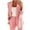 Pink, variant on UAMVSH Pant Suits for Women 2 Piece Blazer Sets Plus Size Business Dressy Outfits Long Sleeve Button down Jackets Loose Fit Pants(Large,Army Green)