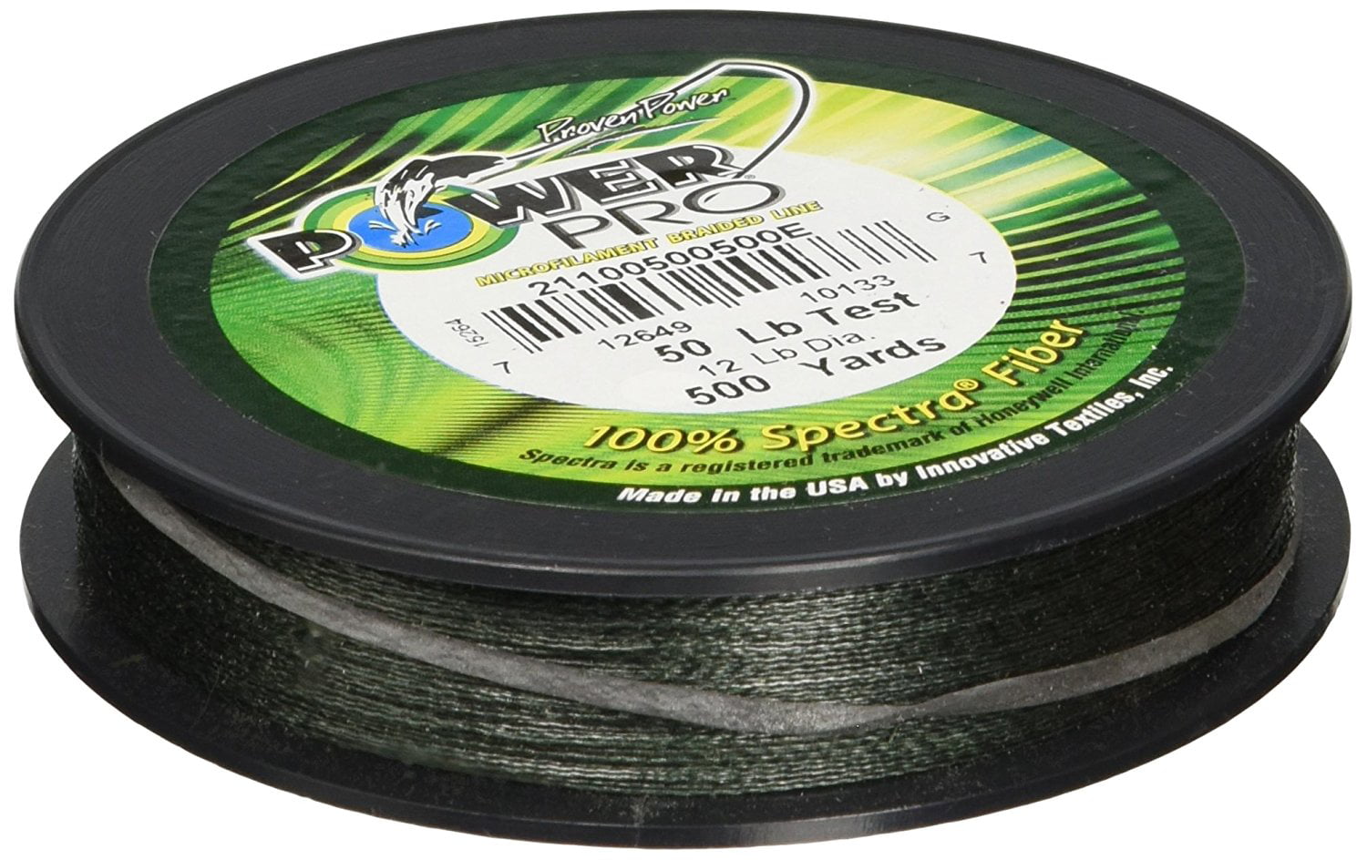 Test Moss Green 300 Yards Power Pro Braided Line 40 LB