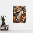thumbnail image 2 of Aertsen Wing Altarpiece Adoration Magi Painting Extra Large XL Wall Art Poster Print, 2 of 3