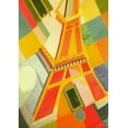 thumbnail image 4 of Robert Delauney 14x18 Black Modern Wood Framed Wall Art Titled - Eiffel Tower 1926, 4 of 6