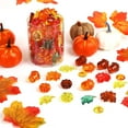 thumbnail image 5 of Naler Fall Vase Filler Bin Filler, Mini Acrylic Fall Table Scatter Fall Leaves Pine Cones Pumpkins for Crafts Vase Fillers Autumn Fall Thanksgiving Home Table Decorations Set, Counters for Kids,2.05", 5 of 6