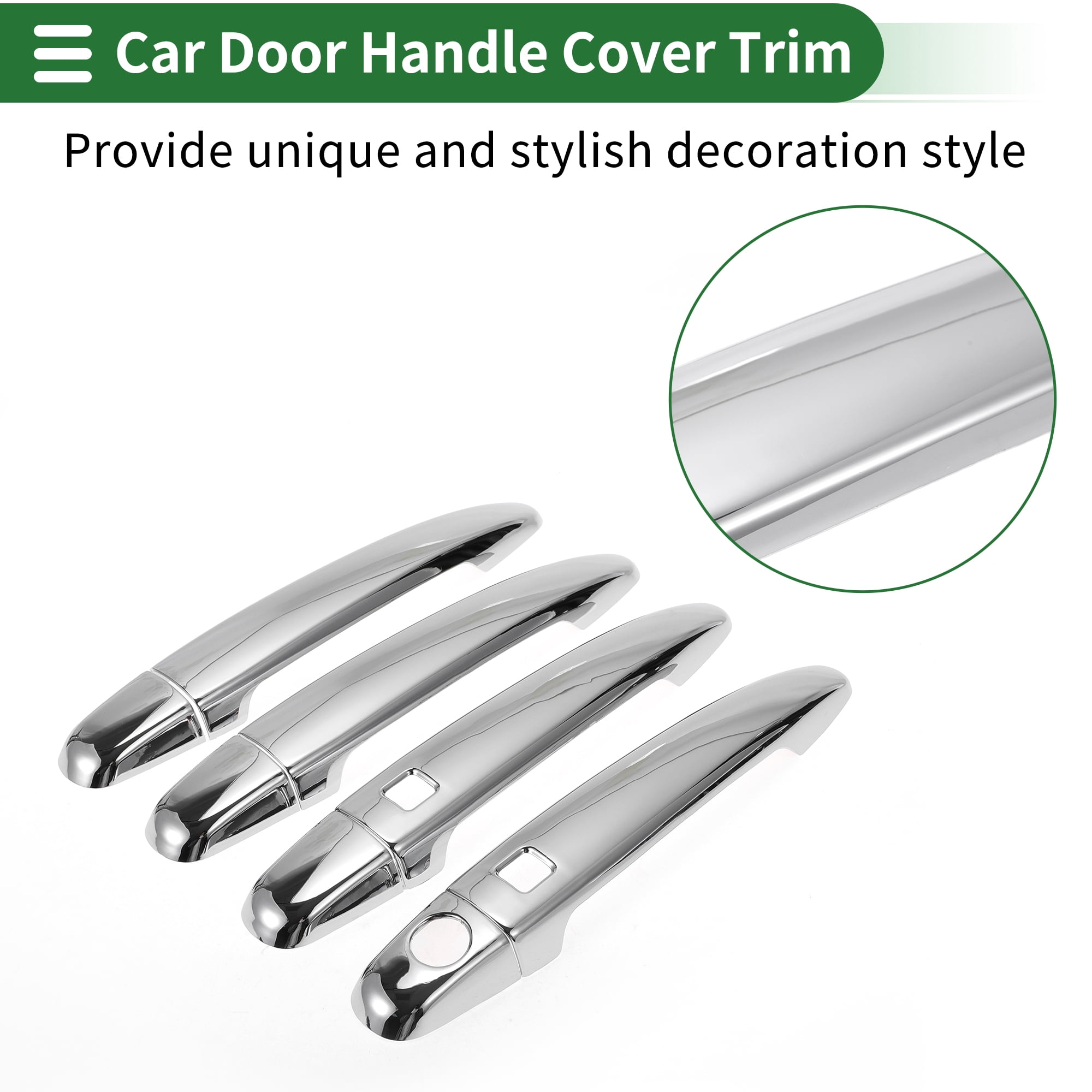Unique Bargains Smart Car Door Handle Cover Trim for Toyota Highlander 2008-2013