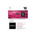 thumbnail image 3 of Sony SR16A4 - Flash memory card (microSDHC to SD adapter included) - 16 GB - Class 4 - microSDHC - for Action Cam-HDR-AS10, AS15; Cyber-shot DSC-HX10, HX200; Handycam HDR-CX740; XPERIA ZR, 3 of 4