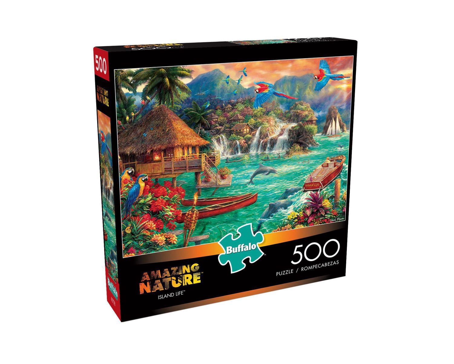 Buffalo Games - Le puzzle Amazing Nature - Island Life - en 500 pièces