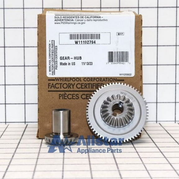 Whirlpool Mixer Center Gear W11192794