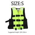 thumbnail image 5 of Fluorescent Yellow Kids' Safety Vest for Boating, Skiing, and Water Activities, 5 of 5