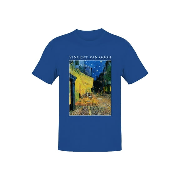 Van Gogh's Starry Cafe Terrace Men's T-shirt