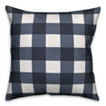 thumbnail image 2 of Creative Products Navy Buffalo Check 26x26 Spun Poly Pillow, 2 of 3