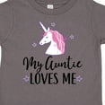 thumbnail image 4 of Inktastic My Auntie Loves Me Unicorn Girls Toddler T-Shirt, 4 of 5