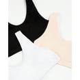 thumbnail image 3 of Fruit of the Loom Girl's Seamless Stretch Sports Bra, 3-Pack, 3 of 5