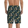 thumbnail image 4 of Lsque Dinosaur In The Space Mens Sleep Pajama Shorts,Short Pajama Pants, Cotton Ultra-Soft Knit-4X-Large, 4 of 9