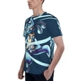 thumbnail image 3 of Lucario T Shirt For Men Women, Graphic Print Casual Unisex Short Sleeve Summer Funny Top Tees Shirt, 3 of 8