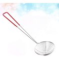 thumbnail image 5 of Skimmer Slotted Spoon Pearl Scoop Strainers Colander Stainless Steel Slotted Spoon Kitchen Strainer Ladle for Kitchen Frying Food Pasta Spaghetti Noodle, 5 of 5