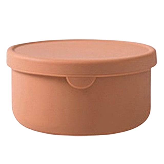Fiambrera de silicona de grado alimenticio, contenedor de alimentos, almacenamiento portátil hermética a prueba de con tapa, caja Bento 700ml BLESIY Recipiente de silicona