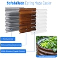 thumbnail image 4 of SnugNiture Raised Garden Bed Outdoor,  17" Tall 3-Pack 2x2 ft Galvanized Steel Garden Boxes for Vegetables, Herbs, Flowers, Brown, 4 of 12