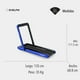 thumbnail image 4 of Caminadora Eléctrica SVELFIK 2.5 Hp Plegable con Bluetooth Color Azul CAMI-12A, 4 of 5