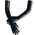 thumbnail image 2 of Aellinatey Sexy Metallic Hand Gloves for Women and Girls in Theme Party Costume, 2 of 16