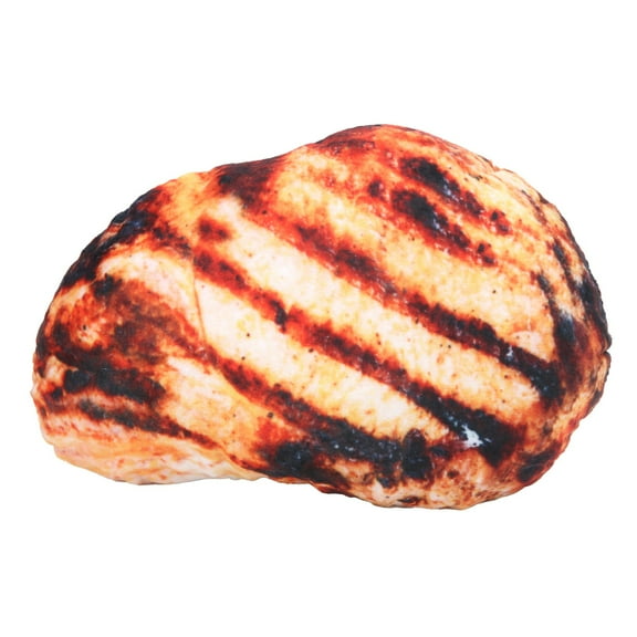 Toys for Boys Girls 3-6 Years Simulation Snack Food Plush Pillow Soft Barbecue Stuffed Toy Cushion Home DecorationRoasted Pork Chops Pillow