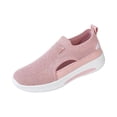 thumbnail image 3 of KEVCHE Womens Orthopedic Walking Shoes Breathable Soft Knitted Sneakers, Arch Support Casual Slip-On Athletic Footwear for Plantar Fasciitis Relief, Lightweight Non-Slip Daily Sport Shoes, 3 of 6