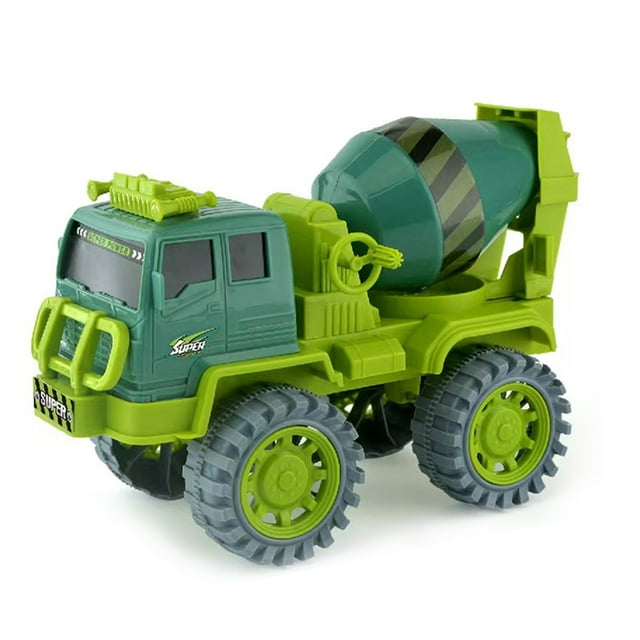 Kidstoy Halloween Toys Children's Puzzle Toy Large Simulation Engineering Vehicle Blenders Sliding Inertias Sliding Toy Vehicle Drop Resistants Boy Gift Learning Toys
